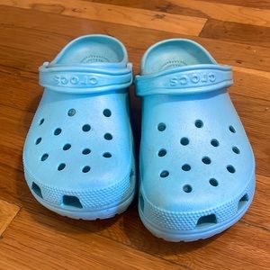 Light blue crocs - women’s 8